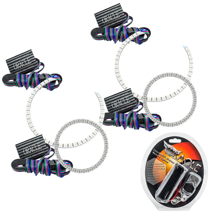 ORACLE 2003-2006 Ford Expedition LED Headlight Halo Kit - ColorSHIFT - with RF Controller