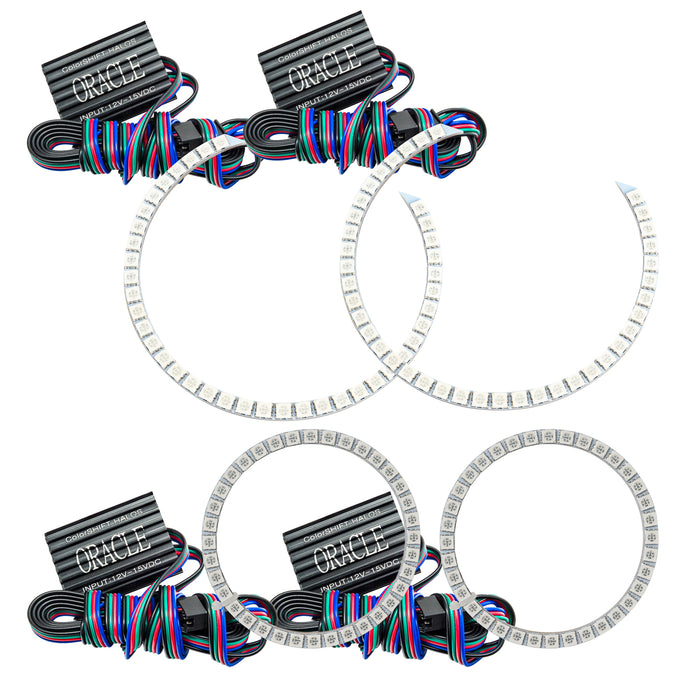 ORACLE 2003-2006 Ford Expedition LED Headlight Halo Kit - ColorSHIFT - with No Controller