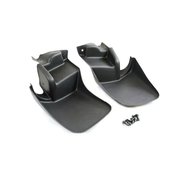 Molded Splash Guards, Rear, Black with Jeep Logo