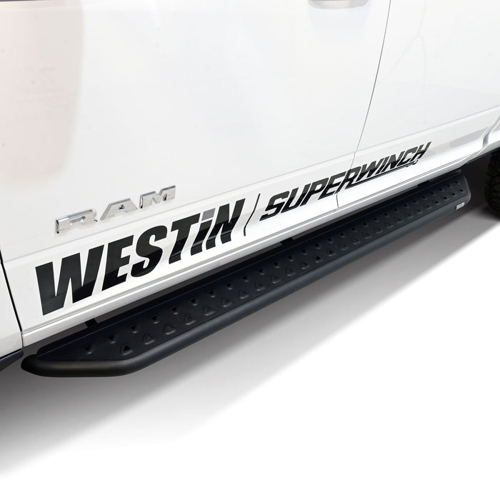 Westin Outlaw Running Boards | Textured Black | P/N 28-33565, view 6
