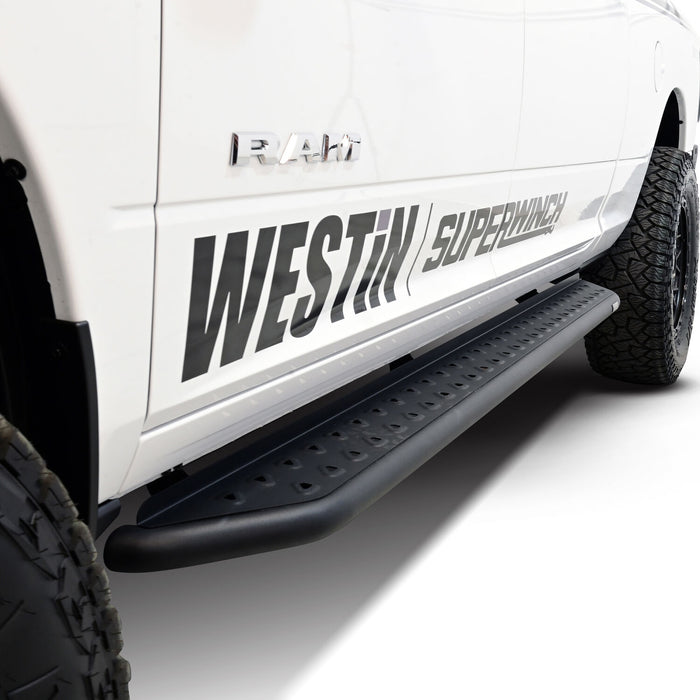 Westin Outlaw Running Boards | Textured Black | P/N 28-33565, view 7