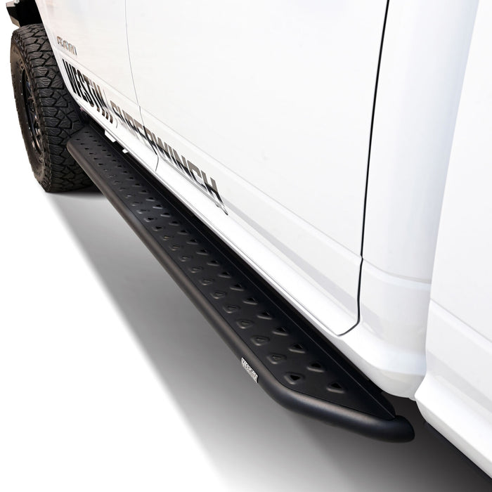 Westin Outlaw Running Boards | Textured Black | P/N 28-33565, view 9