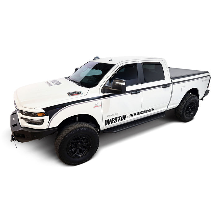 Westin Outlaw Running Boards | Textured Black | P/N 28-33565, view 11
