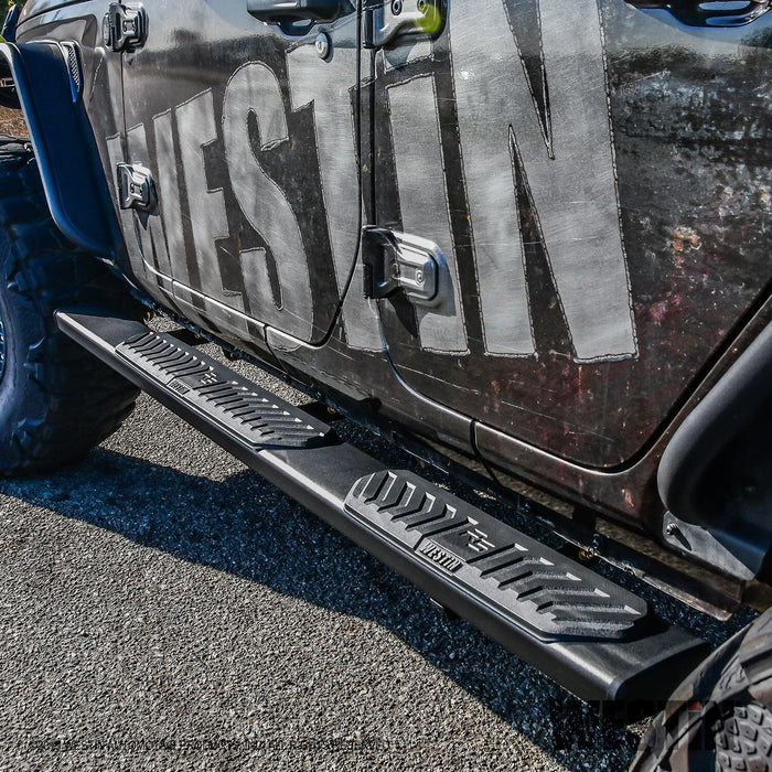 Westin R5 Nerf Step Bars | 5 Inch Black | Jeep Wrangler JL (2018-2026) | P/N 28-51315, view 11
