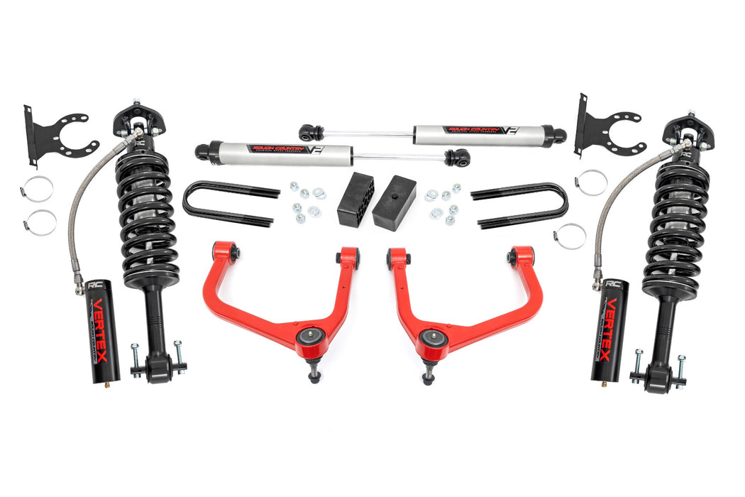 Rough Country 3.5 Inch Lift Kit, Mono Leaf Rear, Vertex/V2, GMC Sierra 1500 2WD/4WD (2025)