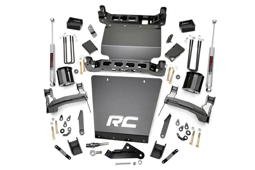 Rough Country 5 Inch Lift Kit - Bracket | Chevy Silverado &amp; GMC Sierra 1500 4WD (2014-2018 &amp; Classic)