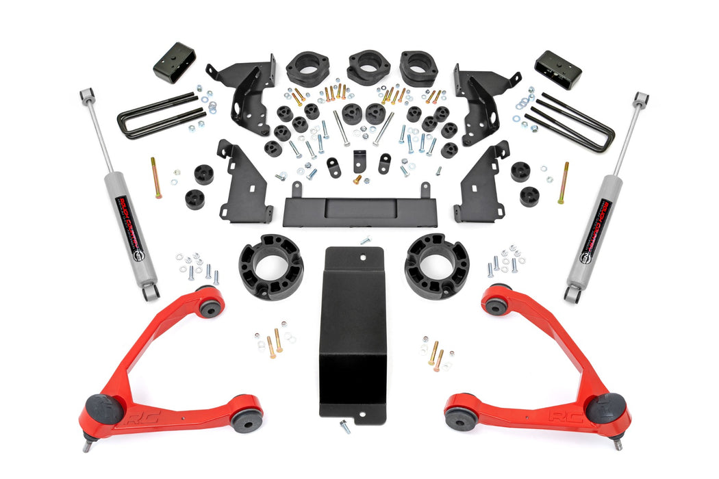 Rough Country 4.75 Inch Lift Kit - Combo - Red UCA | Chevy/GMC 1500 (14-15)