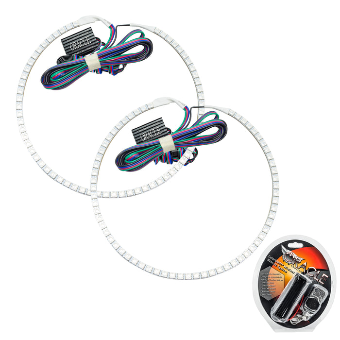ORACLE 2014-2017 Toyota Tundra LED Headlight Halo Kit - ColorSHIFT - with RF Controller
