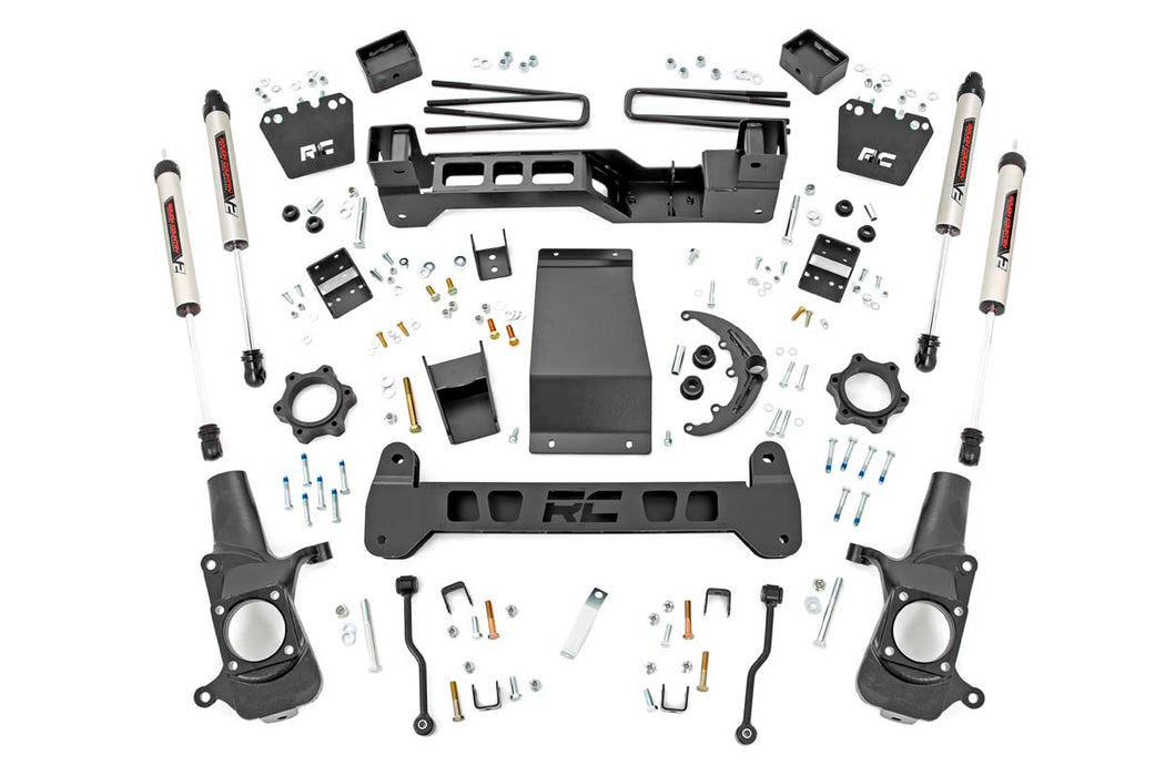 Rough Country 6 Inch Lift Kit, V2, Chevy Silverado & GMC Sierra 2500HD 4WD (2001-2010)