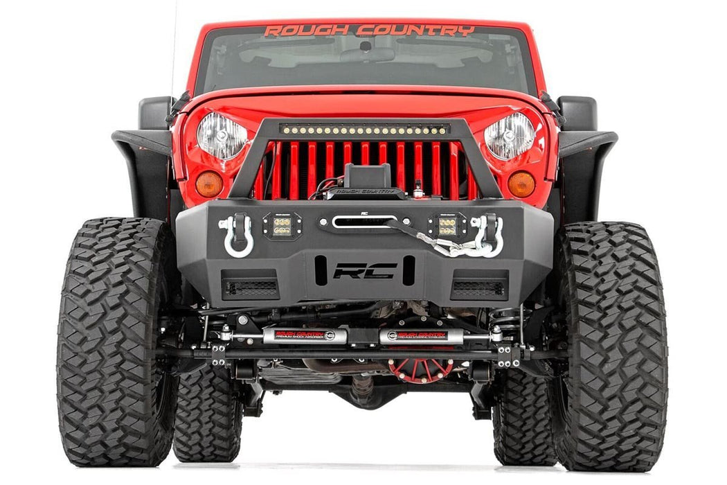 Rough Country N3 Steering Stabilizer - Dual - 2-8 Inch Lift | Jeep Wrangler JK/Wrangler Unlimited (07-18)