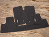 Carpet Floor Mats, Front and Rear, 3-Piece, Dark Slate Gray