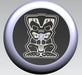 32 in Spare Tire Cover, Tiki Bob Image, Black Vinyl