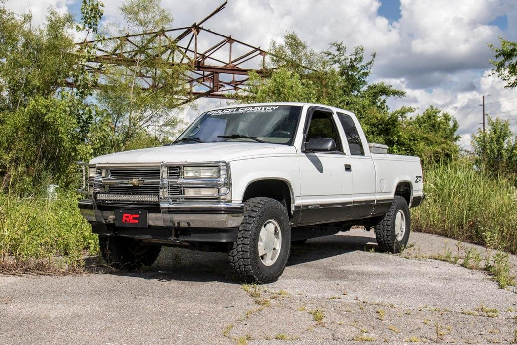 Rough Country Body Lift Bumper Brackets - FR &amp; RR - 3 Inch Lift | Chevy C1500/K1500 Truck (88-94)