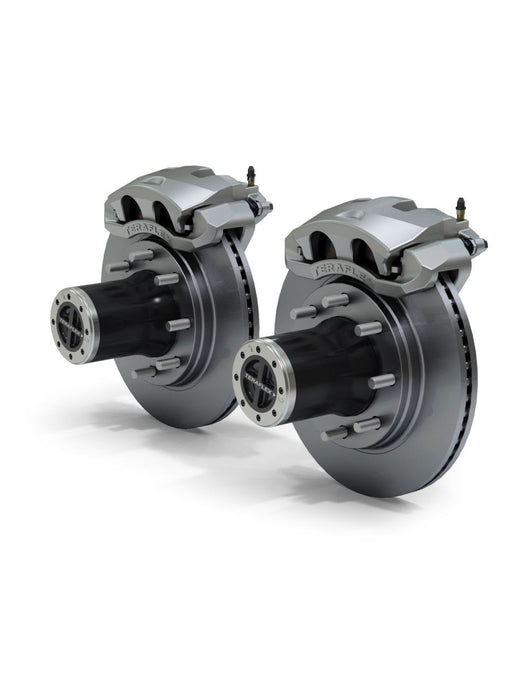 JK: Dana 30/44 Front Axle 8-Lug Locking Hub Conversion Kit w/ Vented Big Brakes