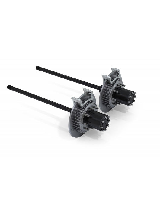 TeraFlex Dana 44 Rear Axle 8-Lug Full-Float Conversion & Slotted Big Rotors-32-Spline, Jeep Wrangler JK (2007-2018)