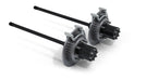 TeraFlex TeraCRD60 Rear Axle 8-Lug Full-Float Conversion & Slotted Big Rotors 3 Inch OD, Jeep Wrangler JK (2007-2018)