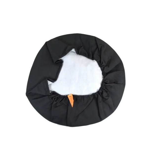 Spare Tire Cover, Cartoon Wrangler Image on Black Denim