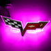 ORACLE 2005-2013 Chevrolet Corvette C6 LED Rear Illuminated Emblem - Pink