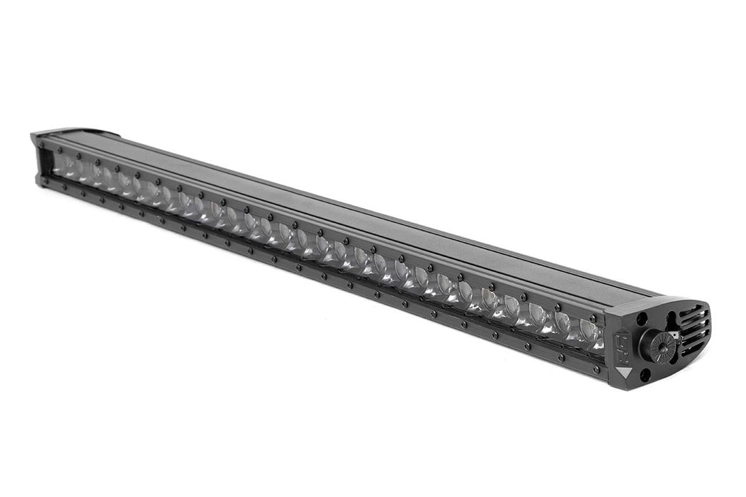 Rough Country 30 Inch Black Series LED Light Bar - Single Row - Cool White DRL