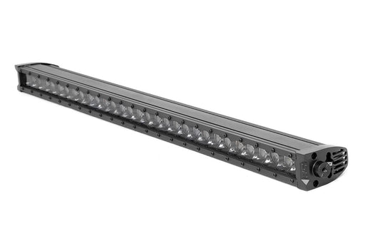 Rough Country 30 Inch Black Series LED Light Bar, Single Row, Cool White DRL