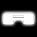 ORACLE Universal Illuminated LED Letter Badges, Matte White Surface Finish, A, White