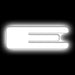 ORACLE Universal Illuminated LED Letter Badges, Matte White Surface Finish, E, White