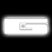ORACLE Universal Illuminated LED Letter Badges, Matte White Surface Finish, G, White