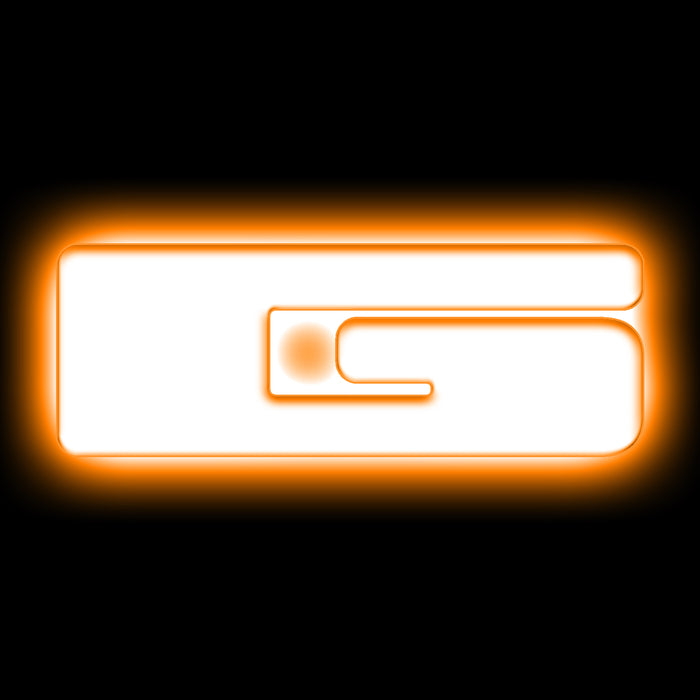 ORACLE Universal Illuminated LED Letter Badges, Matte White Surface Finish, G