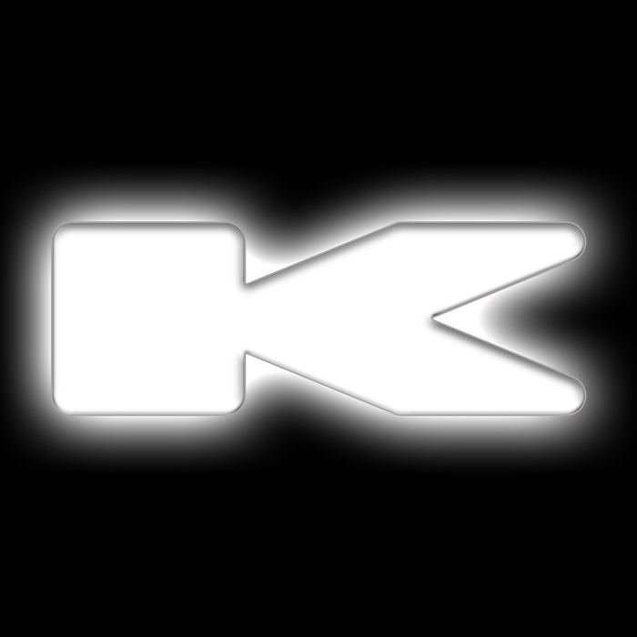ORACLE Universal Illuminated LED Letter Badges - Matte White Surface Finish - K