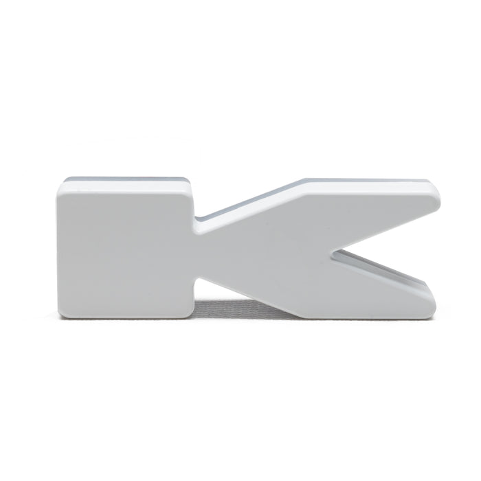 ORACLE Universal Illuminated LED Letter Badges - Matte White Surface Finish - K
