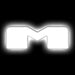 ORACLE Universal Illuminated LED Letter Badges, Matte White Surface Finish, M, White