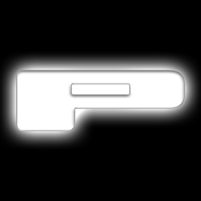ORACLE Universal Illuminated LED Letter Badges - Matte White Surface Finish - P