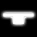 ORACLE Universal Illuminated LED Letter Badges, Matte White Surface Finish, T, White