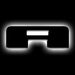 ORACLE Universal Illuminated LED Letter Badges, Matte Black Surface Finish, A, White
