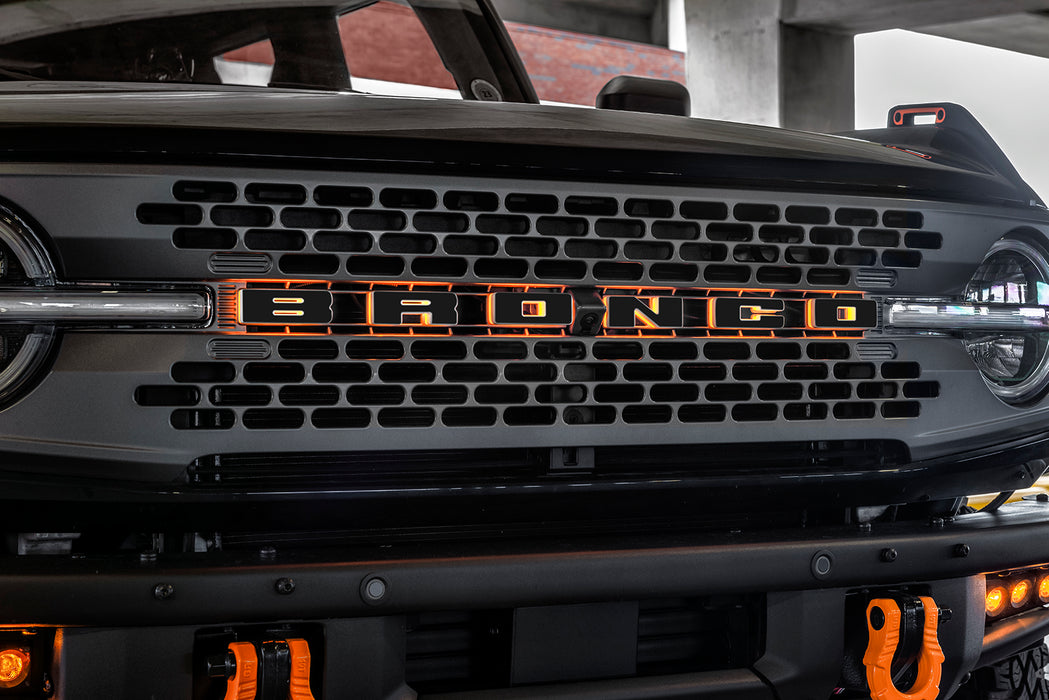ORACLE Universal Illuminated LED Letter Badges, Matte Black Surface Finish, B, Amber, view 5