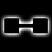 ORACLE Universal Illuminated LED Letter Badges, Matte Black Surface Finish, H, White