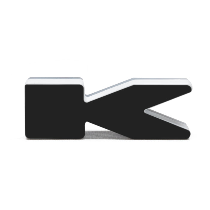 ORACLE Universal Illuminated LED Letter Badges - Matte Black Surface Finish - K