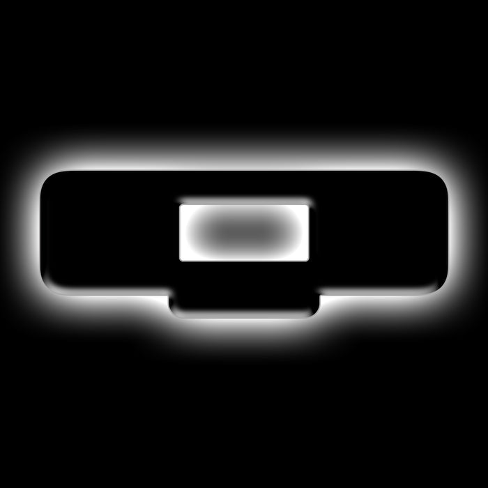 ORACLE Universal Illuminated LED Letter Badges - Matte Black Surface Finish - Q