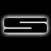 ORACLE Universal Illuminated LED Letter Badges, Matte Black Surface Finish, S, White