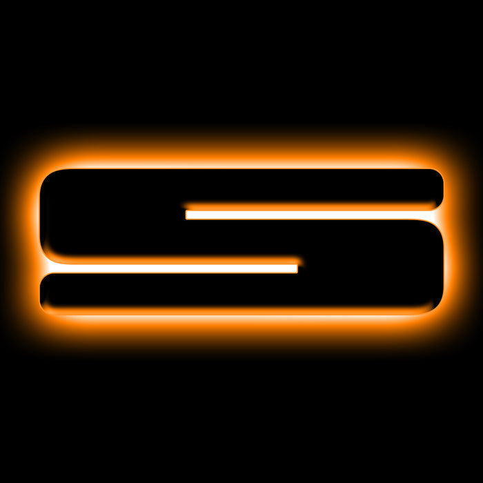 ORACLE Universal Illuminated LED Letter Badges, Matte Black Surface Finish, S