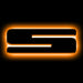 ORACLE Universal Illuminated LED Letter Badges, Matte Black Surface Finish, S
