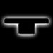 ORACLE Universal Illuminated LED Letter Badges, Matte Black Surface Finish, T, White