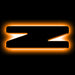 ORACLE Universal Illuminated LED Letter Badges, Matte Black Surface Finish, Z