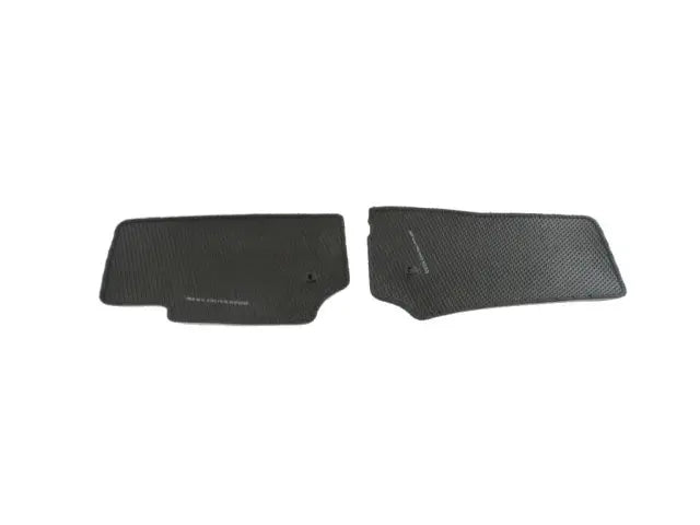 Front Carpet Floor Mats, Dark Slate Gray, Jeep Logo
