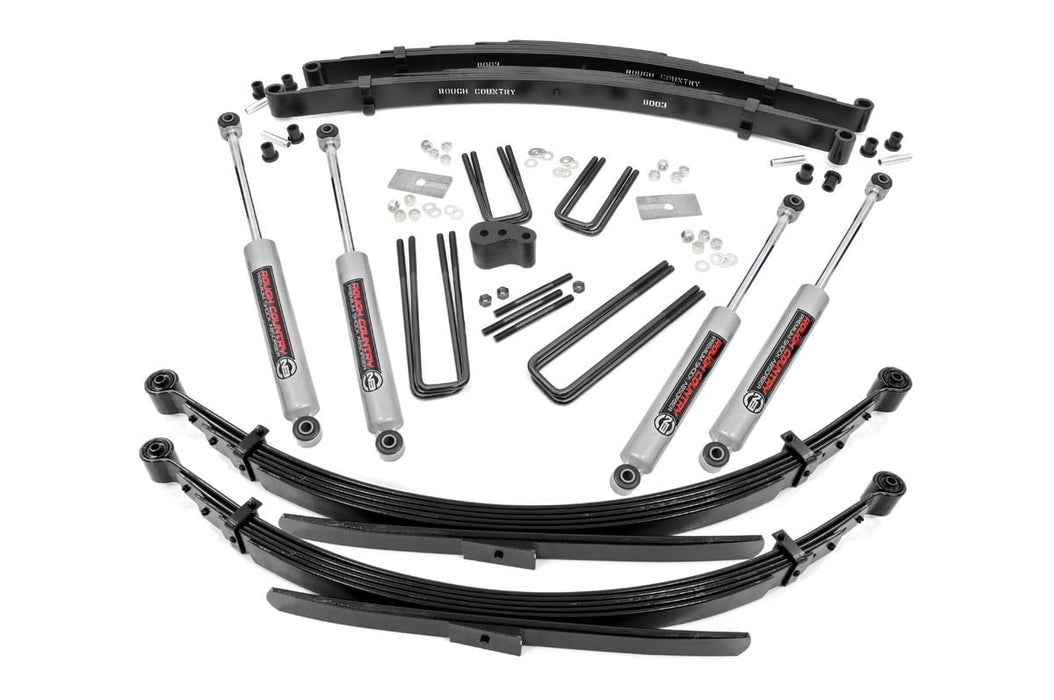 Rough Country 4 Inch Lift Kit - Rear Springs | Dodge/Plymouth Ramcharger/Trailduster (1974)