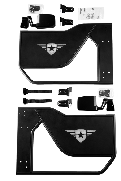 Combat Off Road Tube Doors - Front Pair | Jeep JT Gladiator (20-26) | P/N 35-1046