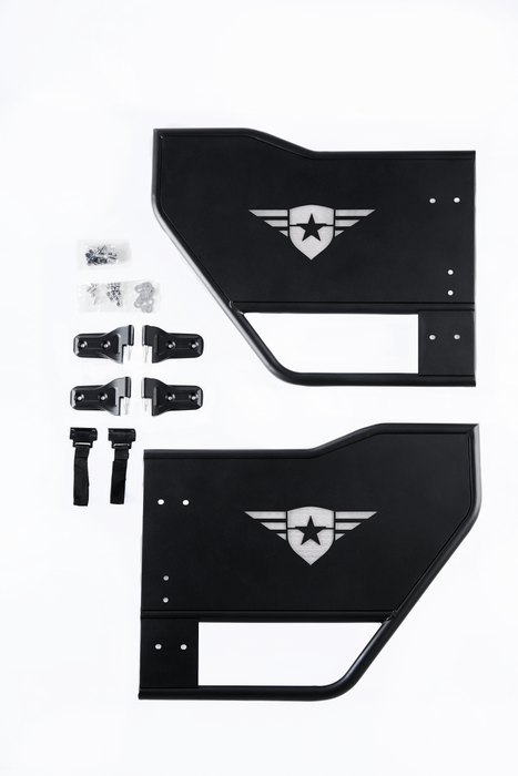 Combat Off Road Tube Doors - Rear Pair | Jeep JT Gladiator (20-26) | P/N 35-1049