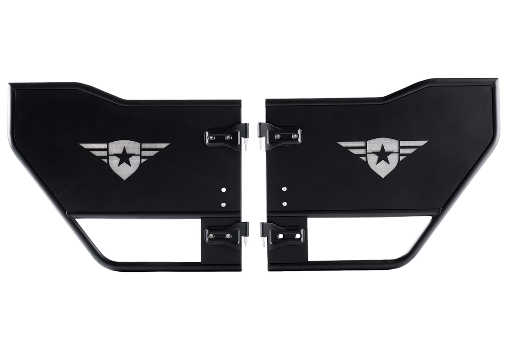 Combat Off Road Tube Doors - Rear Pair | Jeep JT Gladiator (20-26) | P/N 35-1049