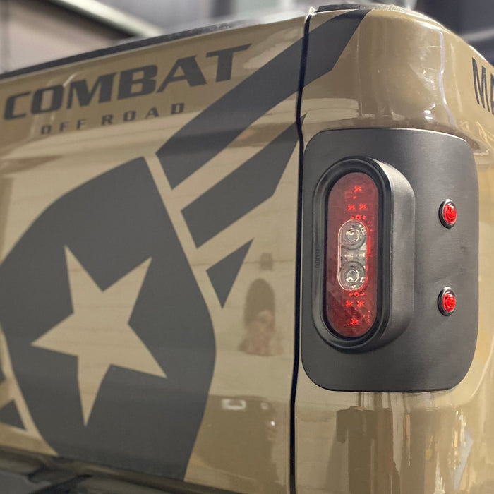 Combat Off Road Tail Gunner LED Tail Lights - Black | Jeep Gladiator JT (20-26) | P/N 35-1050