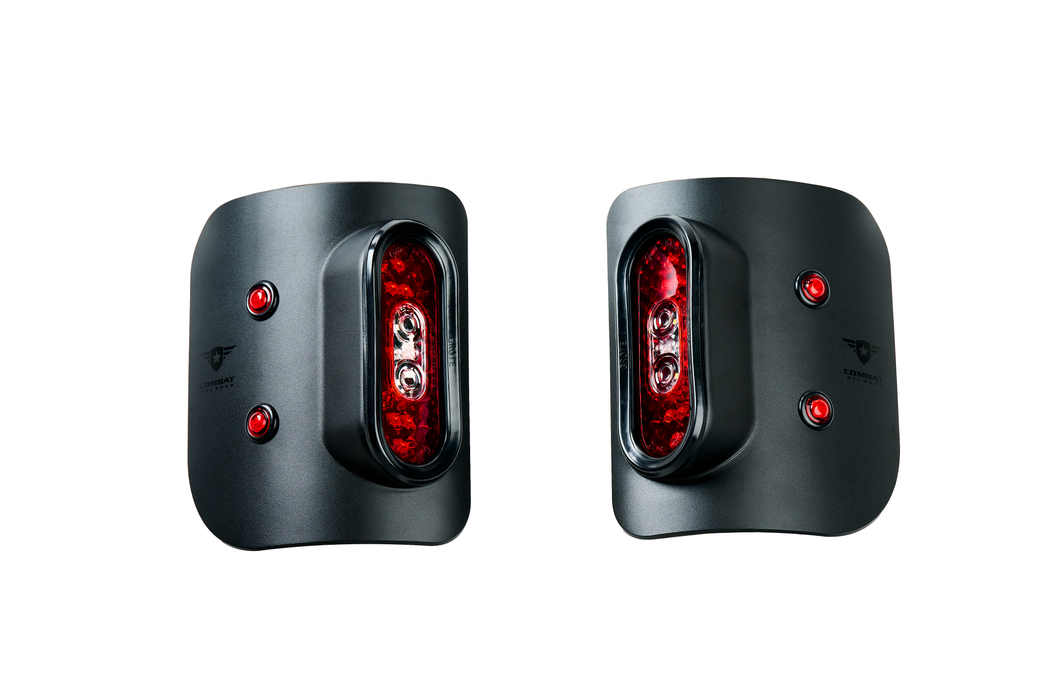 Combat Off Road Tail Gunner LED Tail Lights - Black | Jeep Gladiator JT (20-26) | P/N 35-1050
